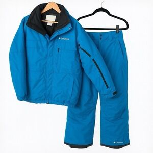 Columbia Interchange Bugaboo 3 in 1 Snow Set Jacket & Pants Blue SM7919 Men's M